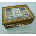 72pcs cutlery set wood case